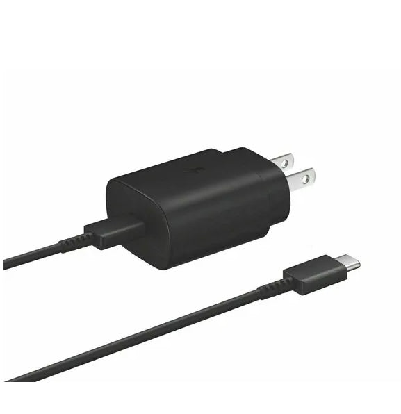 25W Type USB C Super Fast Wall Charger 6FT Cable For Galaxy S20 S21 S22